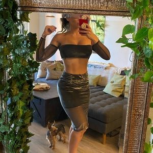 FASHIONNOVA top and skirt set